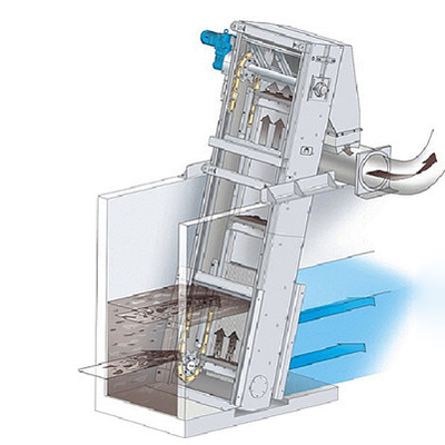 Rak Type Machinery Rotary Coarse Channel Fine Bar Trash Screen
