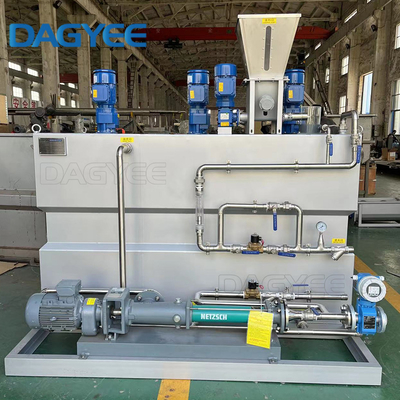 PAM Flocculant Dosing Liquid Polymer Making Foundation For Industrial Processing Water