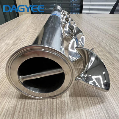 Epoxy-Coated Flanged Ends Clear Static Mixer