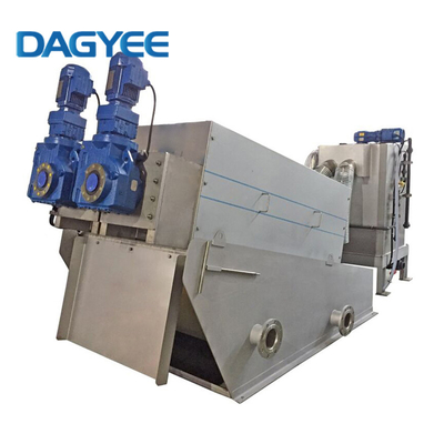 Smart Spiral Screw Press Dewatering Machine Auto-Control Low Noise 75dB Municipal Industrial Use
