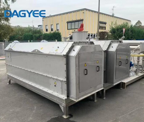 Compact Clean System Liquid Fuge Wedge Wire Rotary Drum Screen