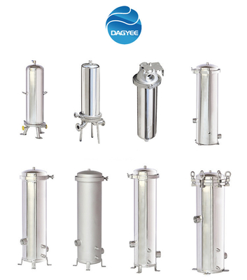 RO Systems Single Bag SS304 Multi Cartridge Filter Housing
