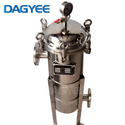 Stainless Steel 304 316 SS Sanitary Liquid Micron Slim Vessels Multi Water Filter Cartridge Housing