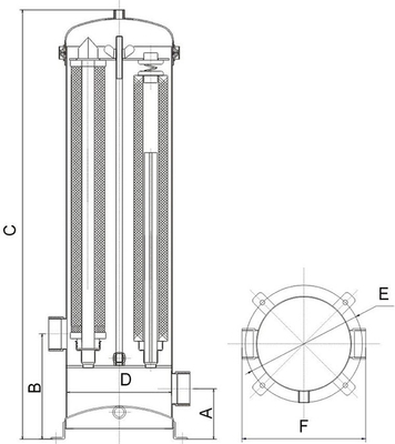 Multi 304 Bag Security Precision Filter Vessels Doe Sanitary Cartridge Basket Ss Filter Housings