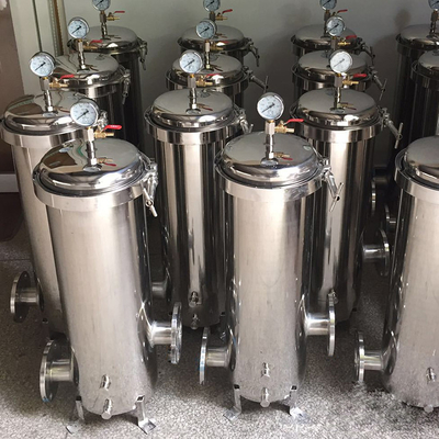 Small Accurate 30" 5 Cartridge Water Filter Housing With Clamp