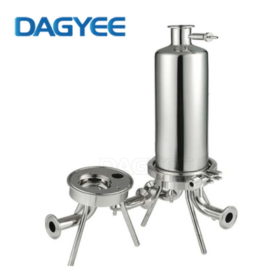 Food Industry 40 Inch SUS304 2m3/H 50 Micron Filter Housing