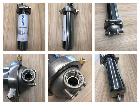 SS Sanitary 304 316L Trolley Stainless Steel Bag Filter Housing