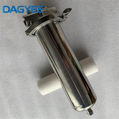10m3 /H DYG-1-4S Small And Accurate Single Bag Filter Housings