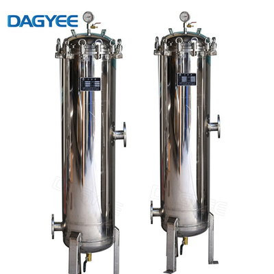 Stainless Steel 304 /316 Single 30 Inch 20 Inch CE Cartridge Filter Housing