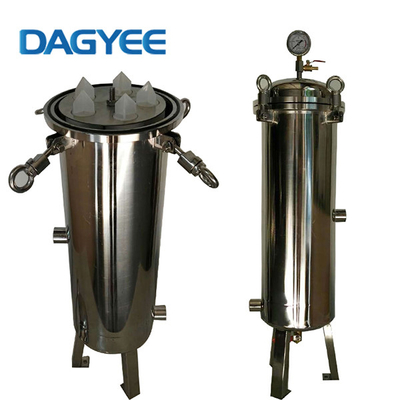 316 Multi Bag 8 Liquid 10 Inch Stainless Steel Cartridge Filter Housing