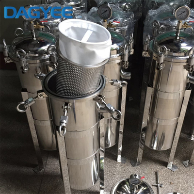 SOE222 Stainless Steel 304 316 Liquid Multi Bag Cartridge Filter Housings