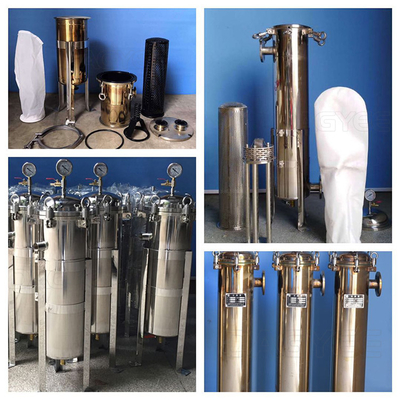 Sus316 Customized Multi Liquid Multi Bag 2m3/H Ss Cartridge Filter Housing
