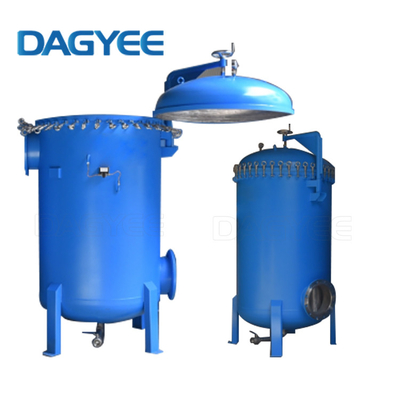 Water Treatment Unit 250m3/h Multi Bag Filter Housing