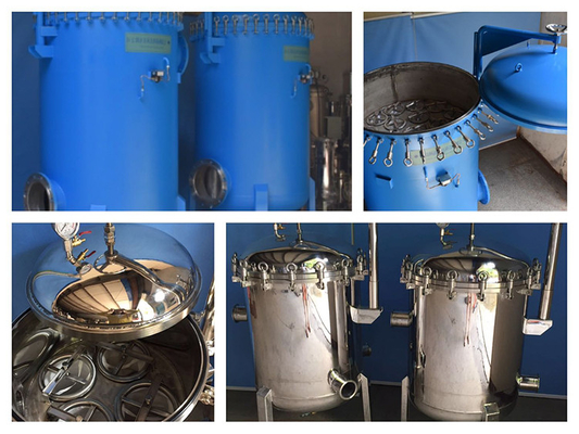 Sus316/304 Multi Bag Stainless Steel Cartridge Filter Housings