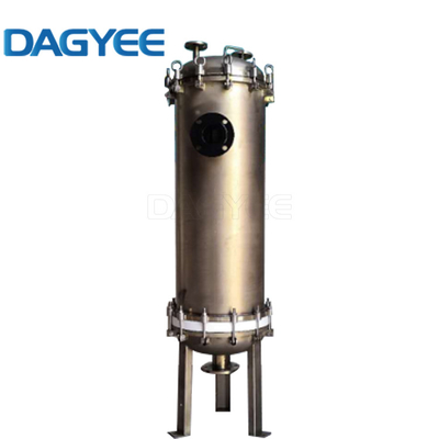 DYG-1-1S Small And Accurate 18m3 /H Single Bag Filter Housings