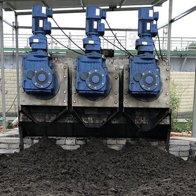 Industrial Wastewater Treatment 2m3/h Screw Press Dehydrator