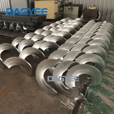 Shaftless Spiral Continuous Auger Helicoid Screw Flight Stainless Steel