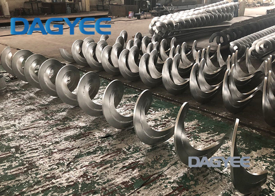 Ss316 Horizontal Liquid Shaftless Screw Conveyor