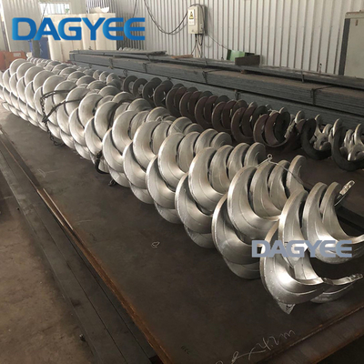 Two Helixes Coaxially Welded Shaftless Auger Flighting
