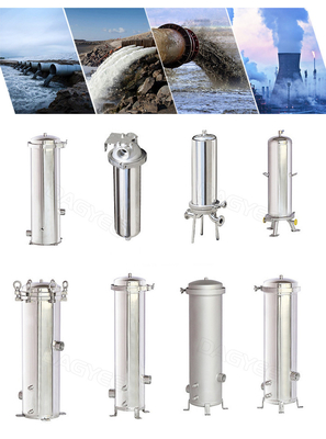 316 Single Bag Filter Liquid 304 10 Inch Cartridge Filter Housing