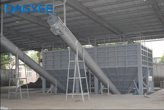 U Shape Customized Multiple Live Bottom Feeders Shaftless Screw Conveyor