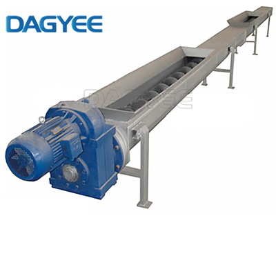 U Shape Customized Multiple Live Bottom Feeders Shaftless Screw Conveyor