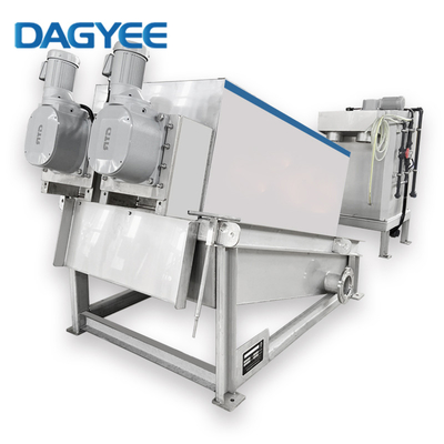 Mechanical Volute Sludge Multipal Screw Stack Disc Dewatering Wastewater