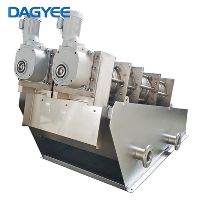 Intelligent Automatic Volute Sludge Dewatering Machine Integrated with Control System for Precise Dewatering