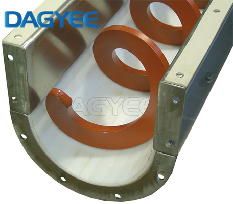 Multiple Live Bottom U Shape OEM Animal Feeds Automatic Shaftless Screw Conveyor