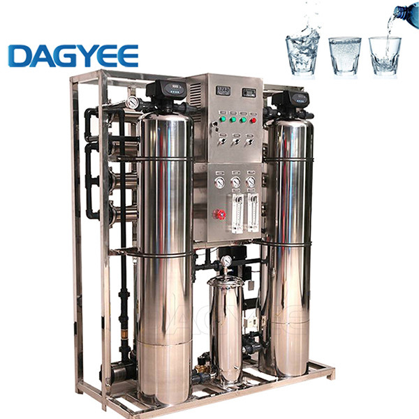 Pure Water Processing 1000LPH RO Water Purification Plant