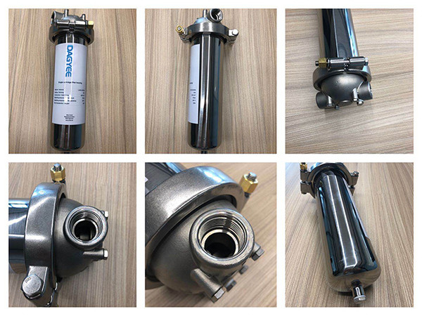 SS Sanitary 304 316L Trolley Stainless Steel Bag Filter Housing