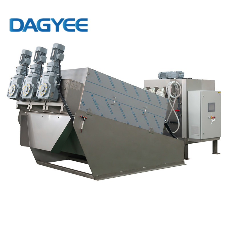 Intelligent Automatic Volute Sludge Dewatering Machine Integrated with Control System for Precise Dewatering
